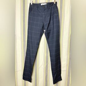 Chic Navy Checkered Pants